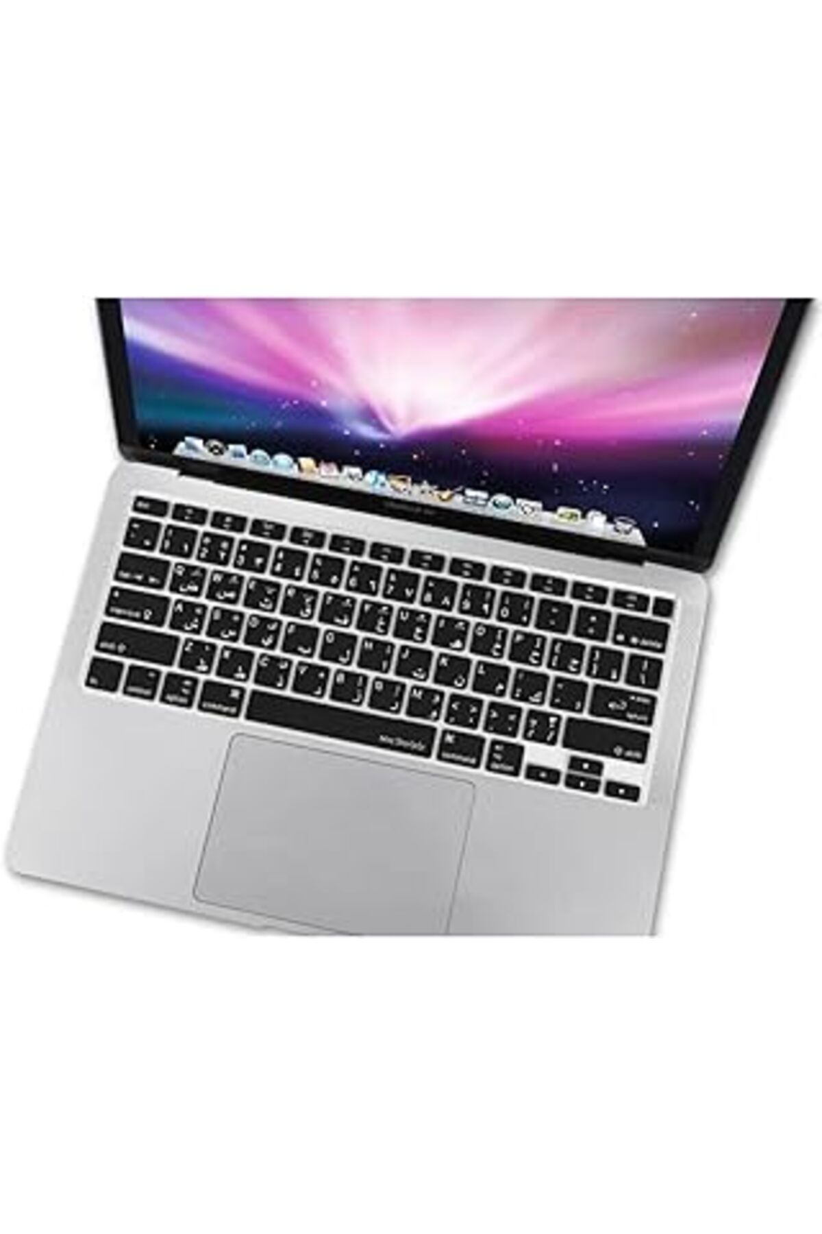 jupiter global bazaar Mcstorey Arapça Klavye Koruyucu Macbook Air M1 13 Inç (Touchid'Li Air) A2337 A2179 Us Enter Ile Uyu