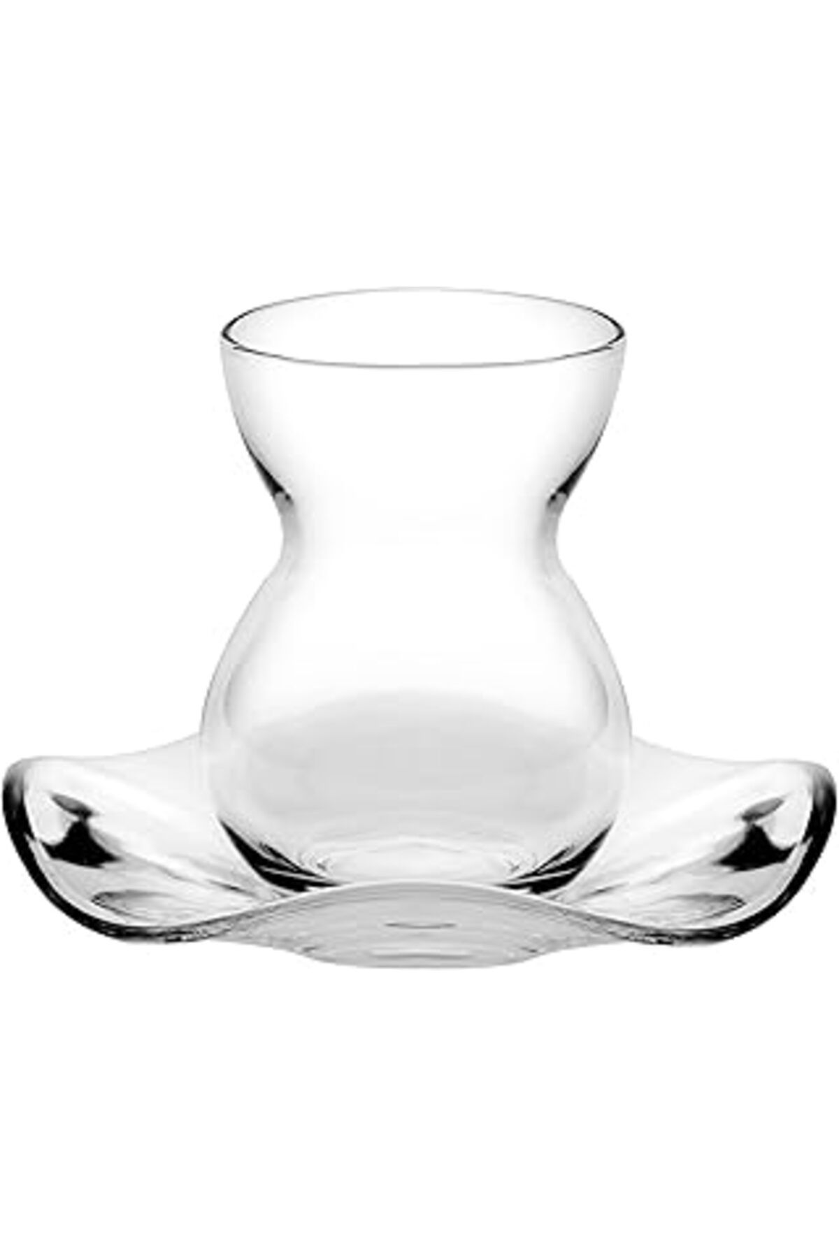 Mu Art Ahşap Paşabahçe Dantel 12 Parça Çay Bardağı Seti