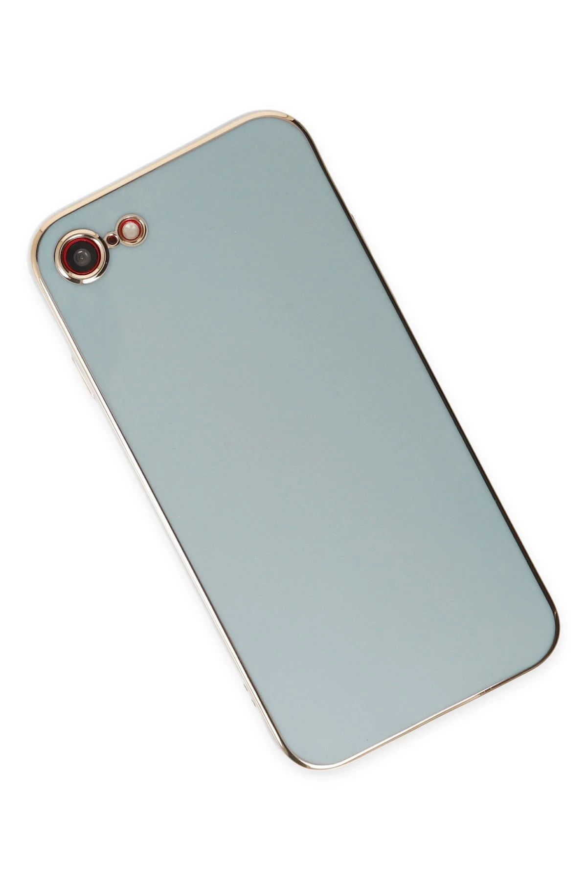 NewFace iPhone 7 Kılıf Volet Silikon - Açık Yeşil SVLRS