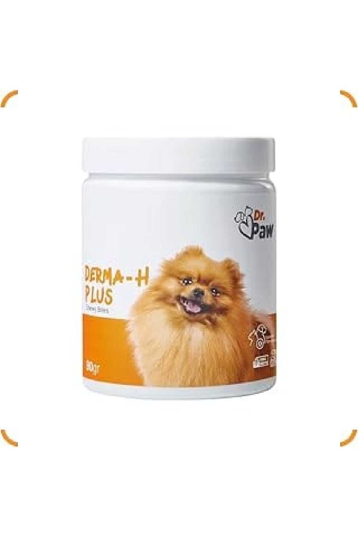 NZM TİCARET Dr. Paw - Derma H Plus Küçük Irk Köpekler Için Glütensiz Ve Şekersiz Tüy Ve Cilt Sağlığı Destekleyi