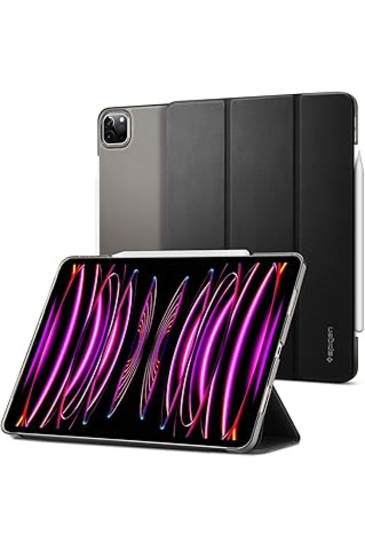 Mu Art Ipad Pro 11" (2022 / 2021) Kılıf Liquid Air Folio Black - Acs05466