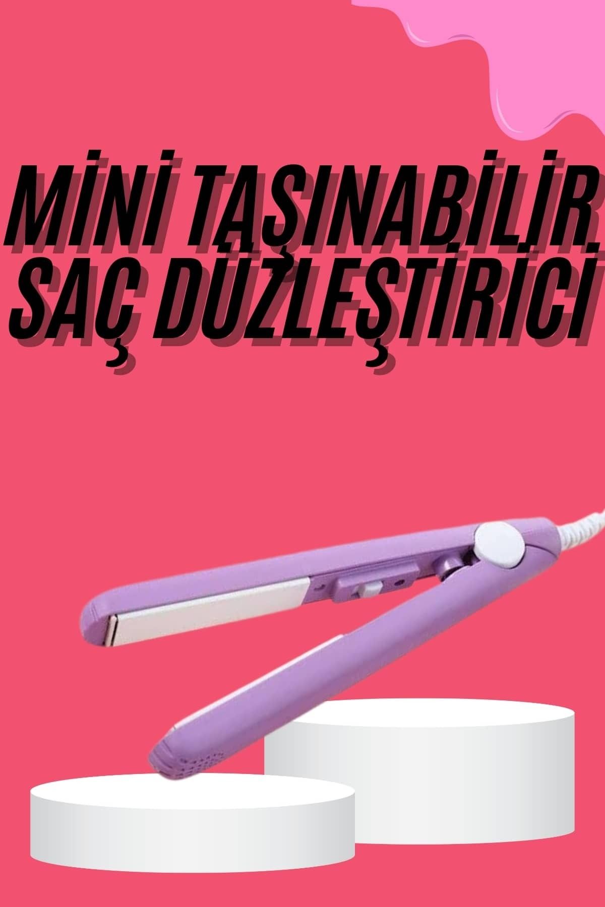 esey ticaret Saç Düzleştirici Pürüzsüz Parlaklık Seyahat Tipi Taşınabilir Seramik Kaplama