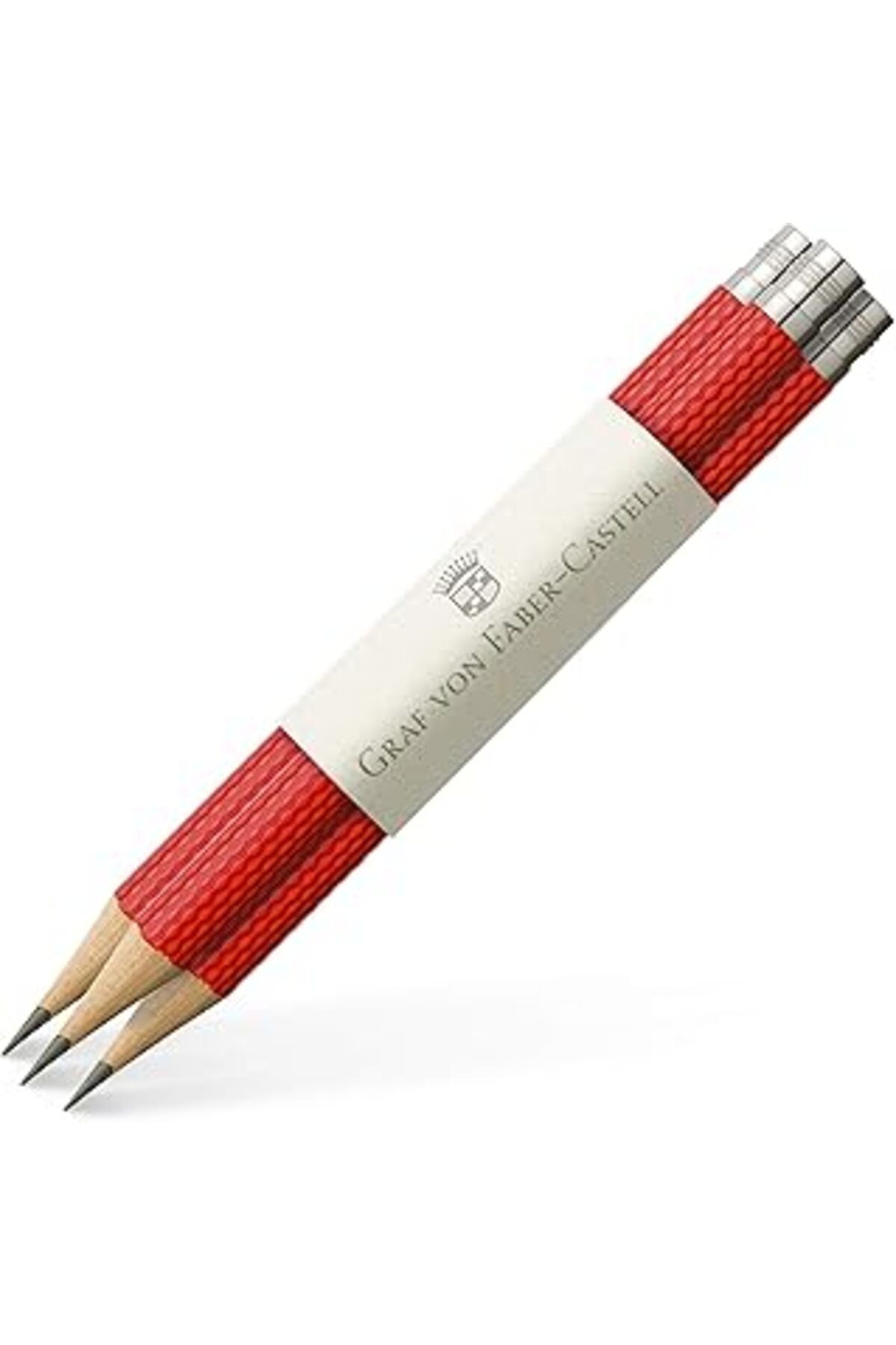 NETWORK ART Graf von Faber-Castell İdeal Kurşun Kalem Yedeği, Hint Kırmızısı 3'lü
