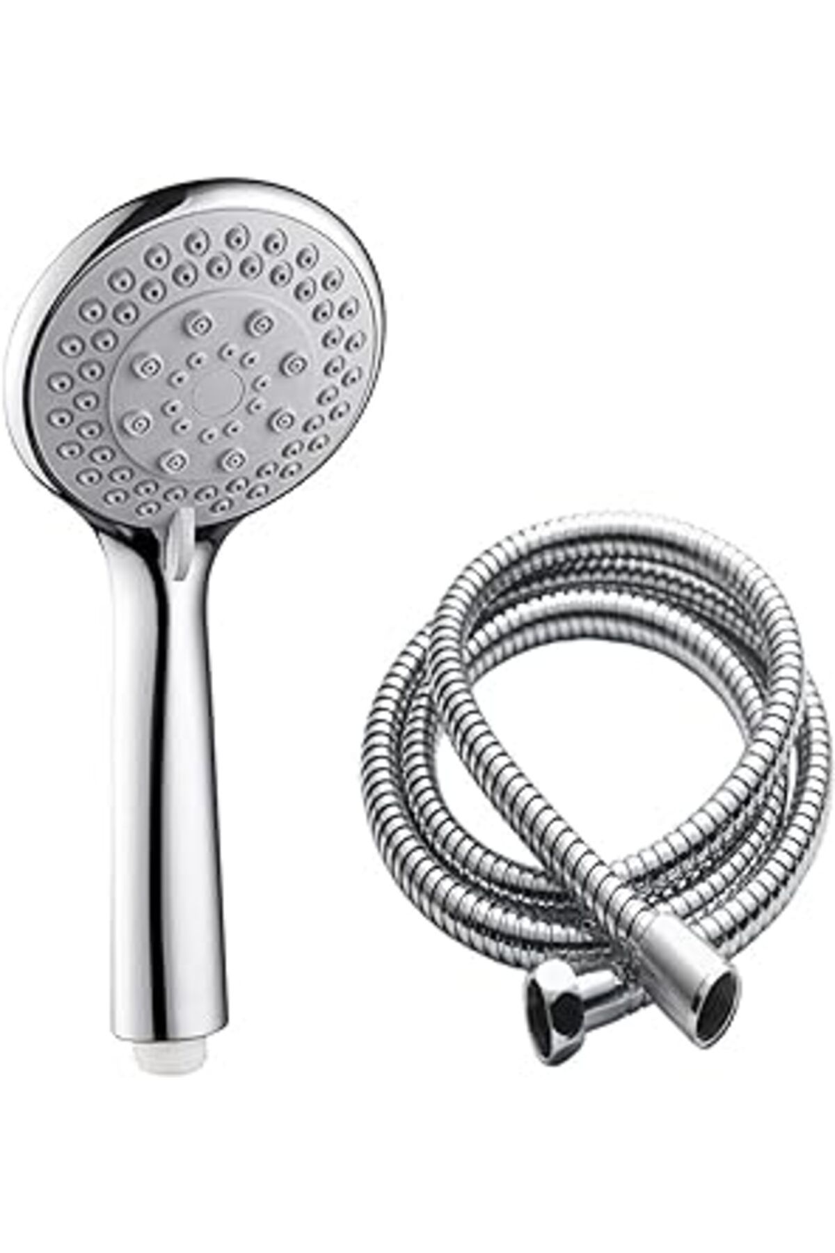 Hepta Collection New 5 Fonksiyonlu Duş Başlığı + 150Cm Duş Spirali Hortumu/Duş Seti Takımı