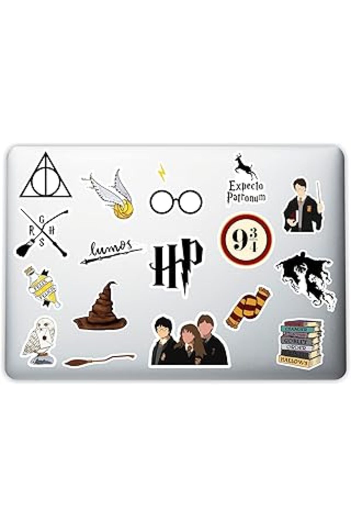 robotrend Quart Aksesuar Harry Potter Dekoratif Laptop Notebook Tablet Telefon Sticker Set 012