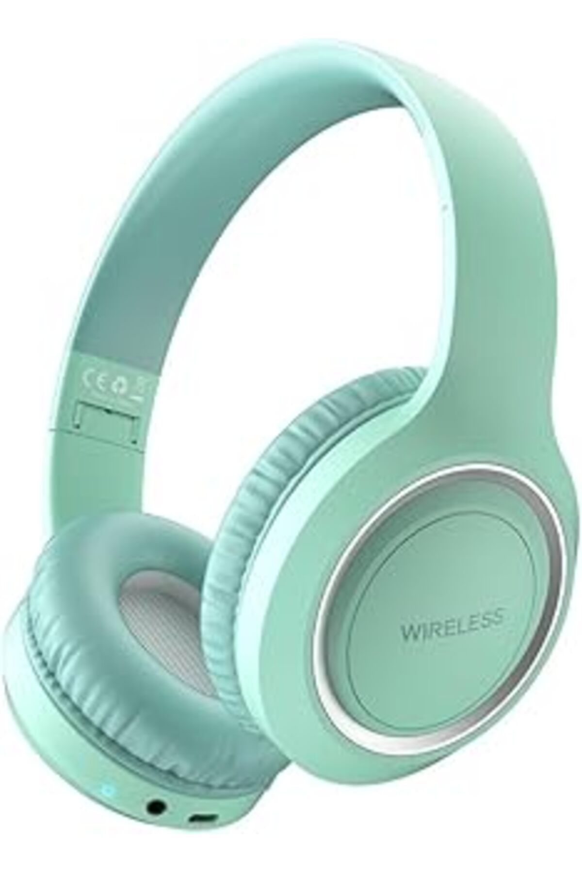 Mu Art Ahşap Zore Uid-10 Ayarlanabilir Ve Katlanabilir Kulak Üstü Bluetooth Kulaklık Mavi