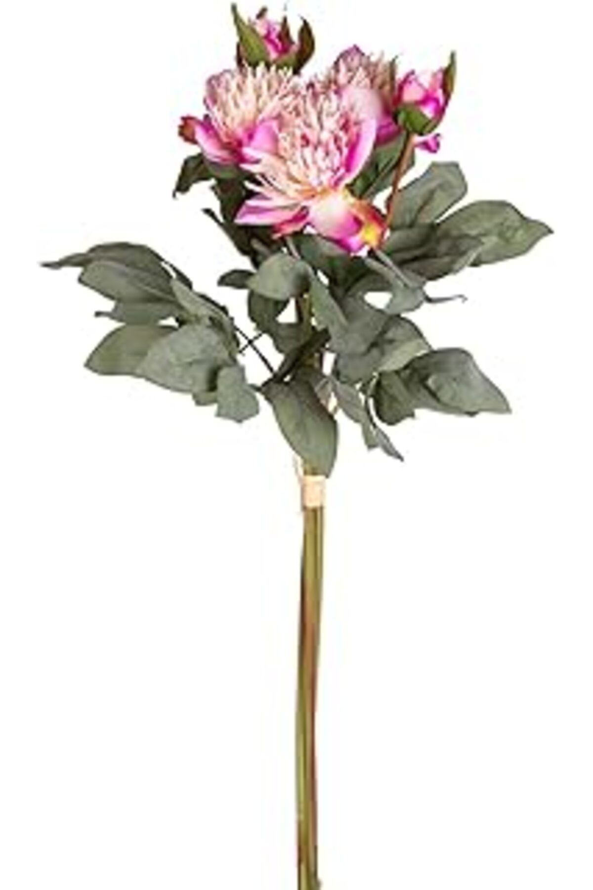 Pazarcan Herdekora Yapay Çiçek Şakayık Demet Fuşya-Krem 60 Cm.