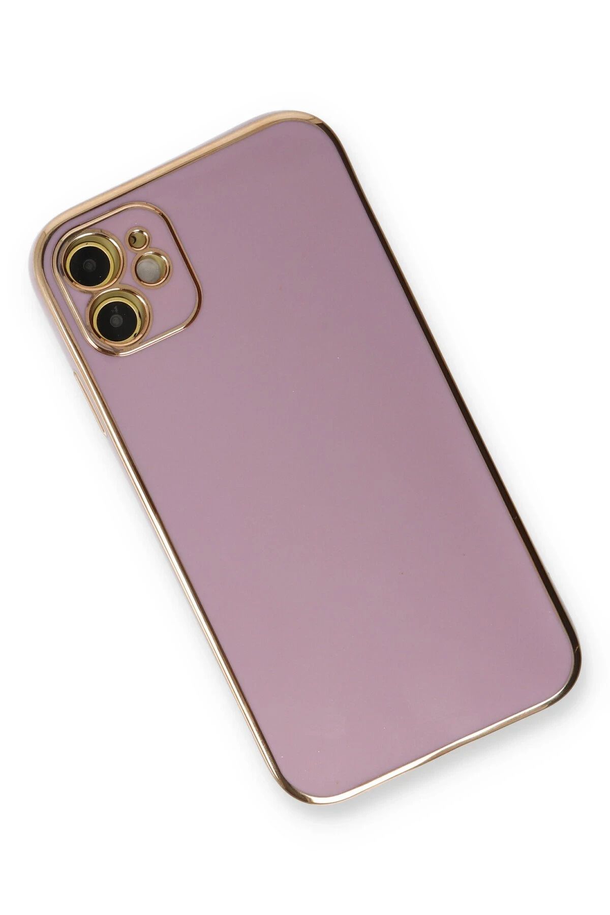 NewFace iPhone 11 Kılıf Volet Silikon - Mor SVLRS