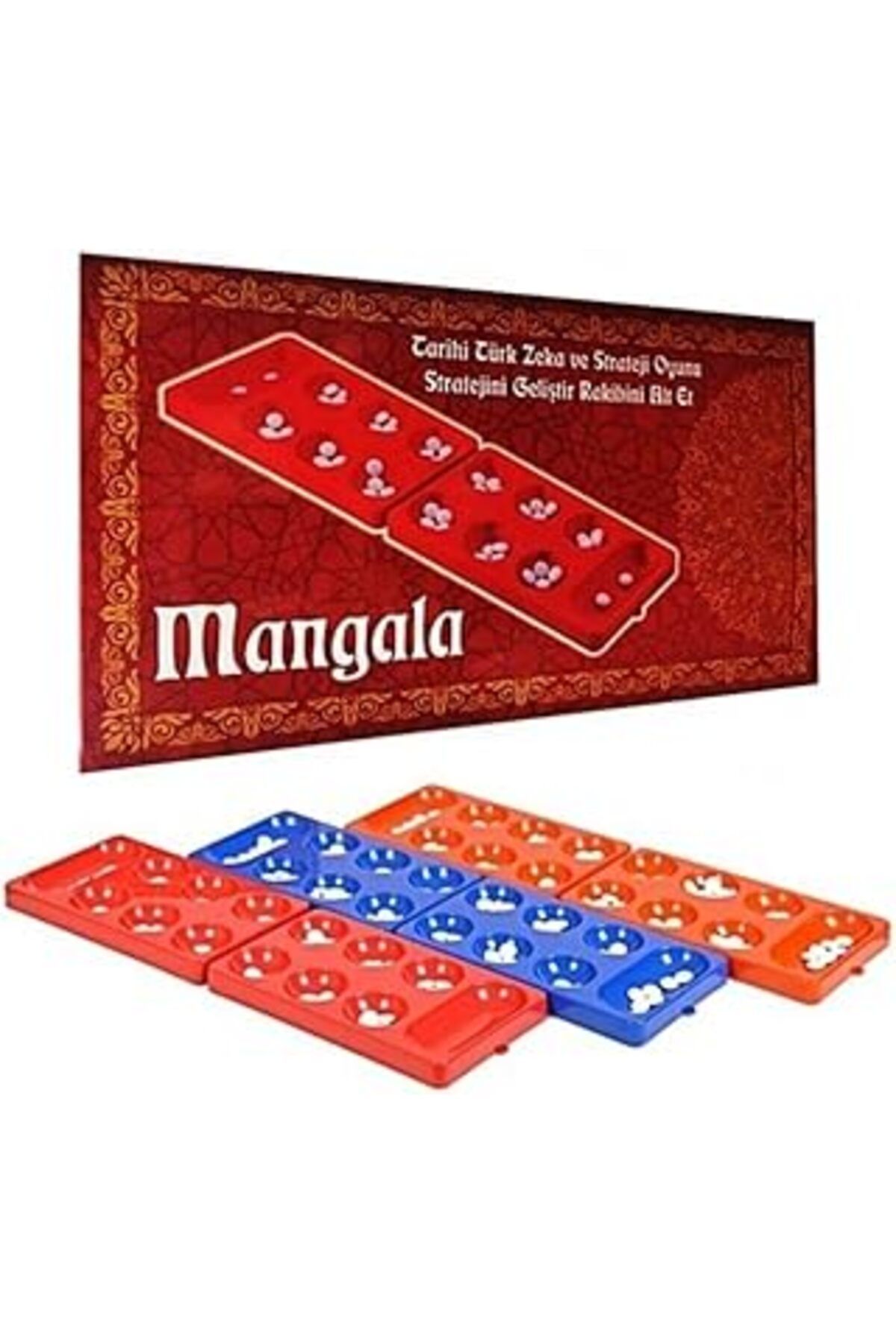 robotrend Mangala Oyunu - Türk Zeka Ve Strateji Oyunu (Mancala) Plt-88F5D Bambmnm591