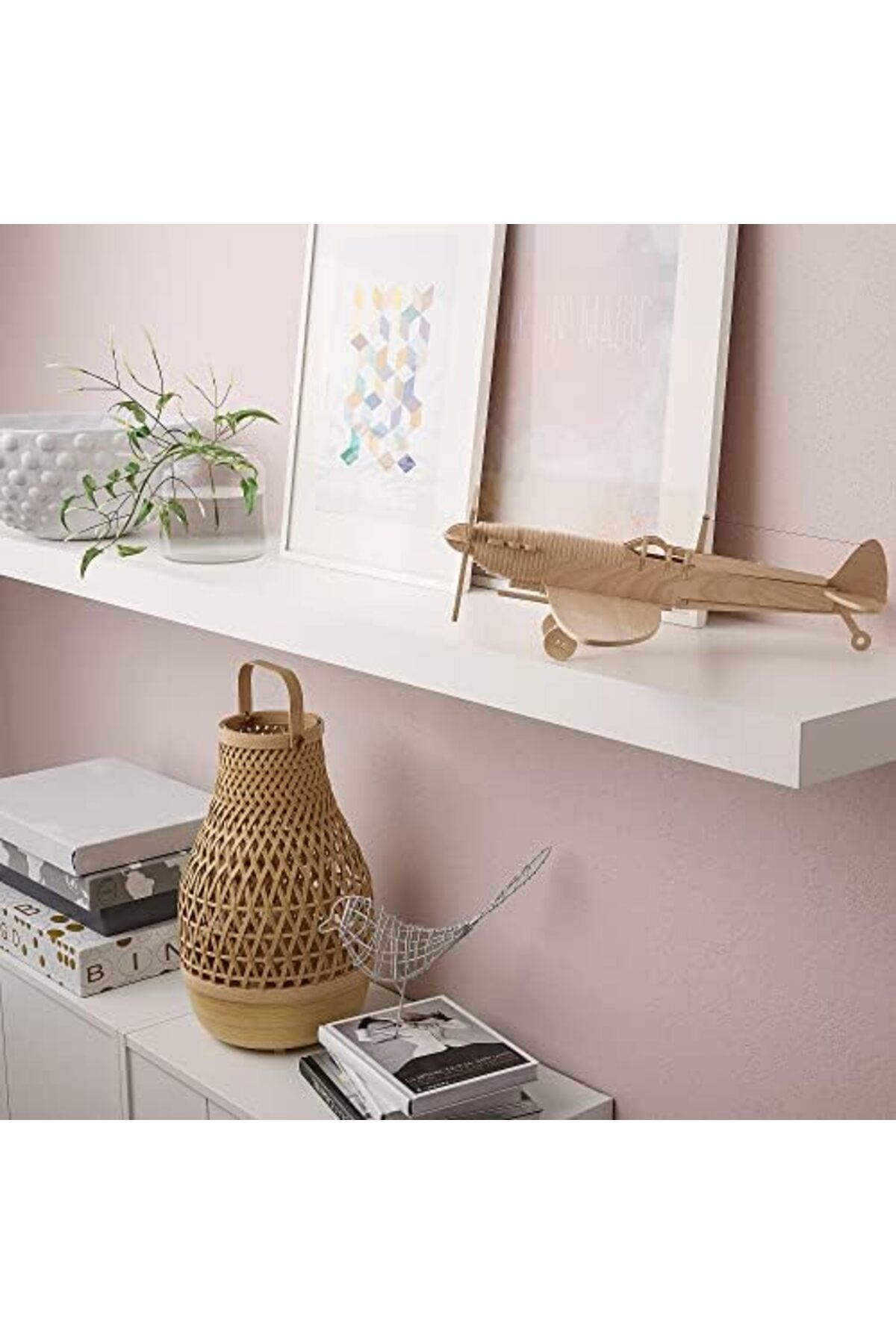 IKEA-Lack Wall Shelf White 110x26 Cm – Floating Shelf With Hidden Brackets For Modern Display 4