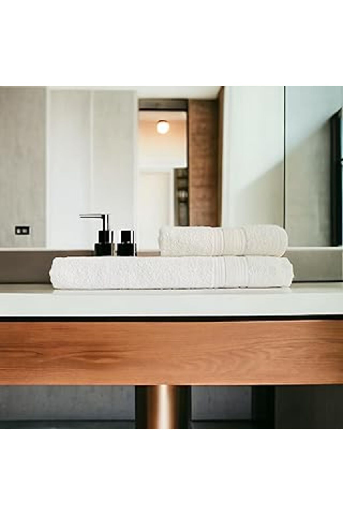 Mu Art Lunox Home%100 Cotton Havlu Takımı Vücut Havlusu 90X140 Cm, Baş Havlusu 50X80 Cm, Ekstra Yumuşaklık
