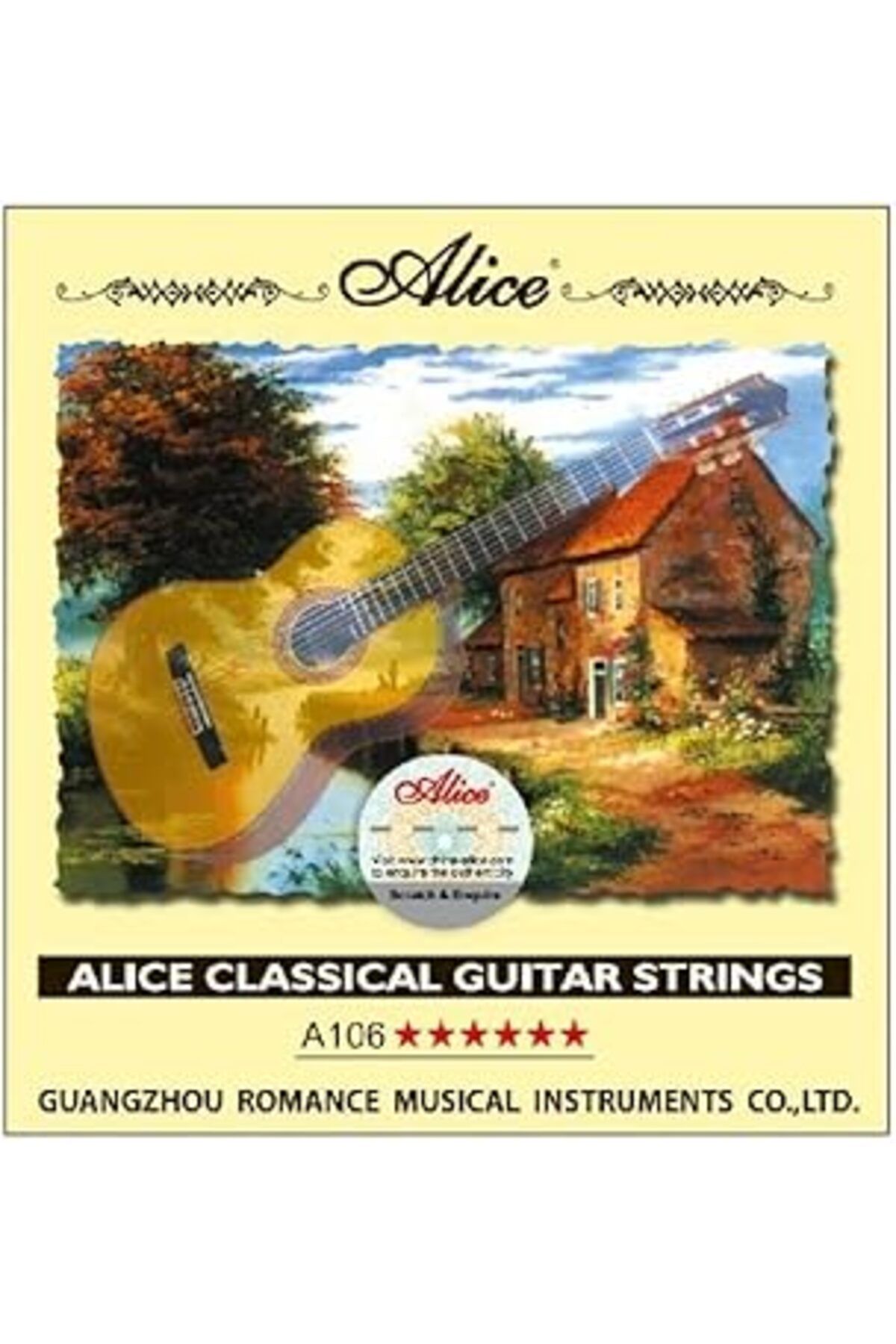 Pazarcan Alice A106-Hard Tension Klasik Gitar Teli