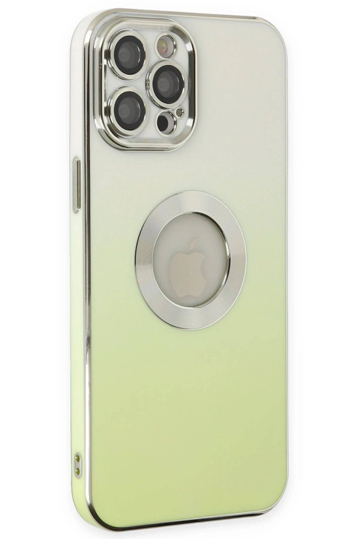 NewFace iPhone 12 Pro Max Kılıf Best Silikon - Yeşil MRAYD