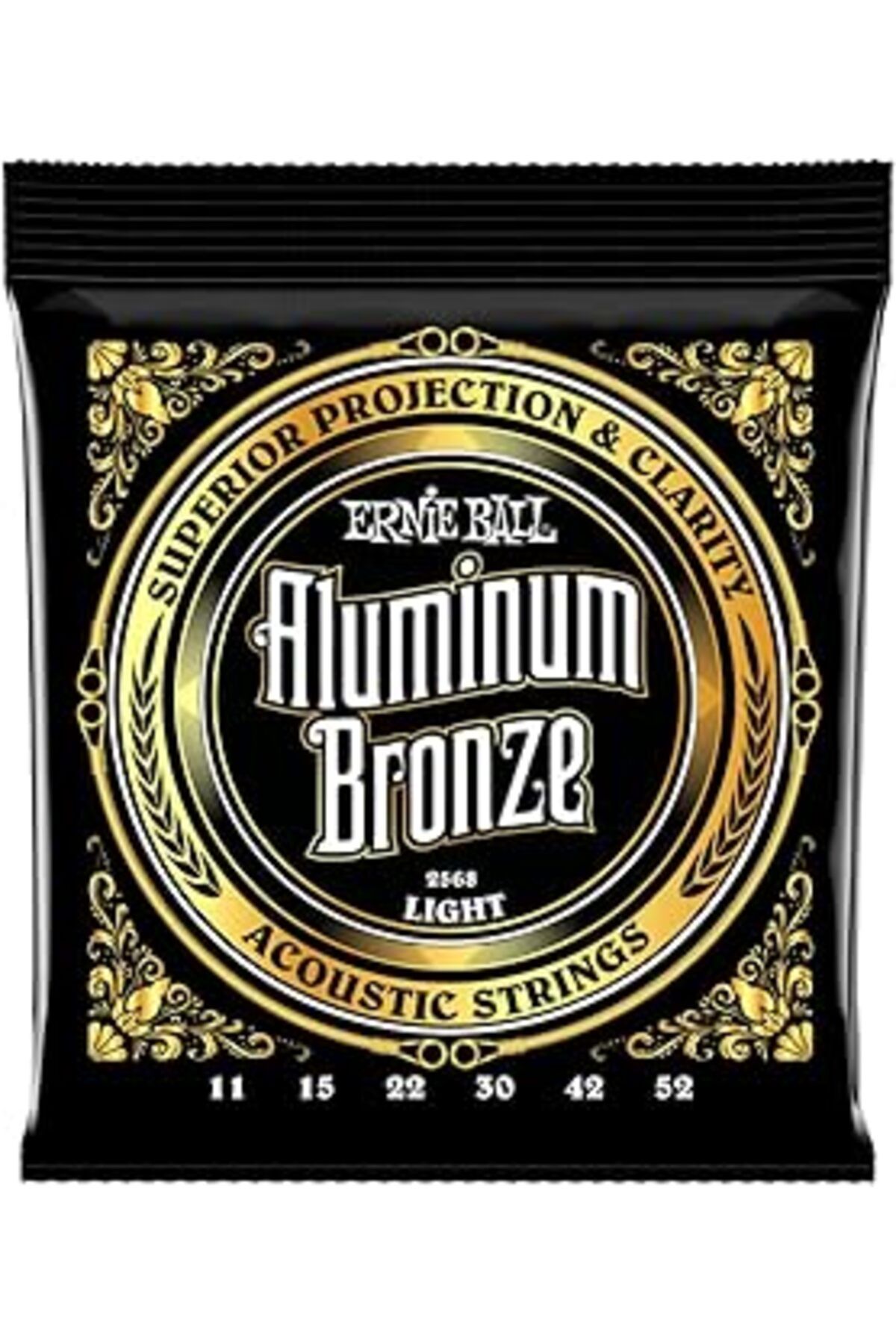 Pazarcan Ernie Ball Hafif Alüminyum Bronz Akustik Gitar Enstrüman Telleri, Ölçü 11-52