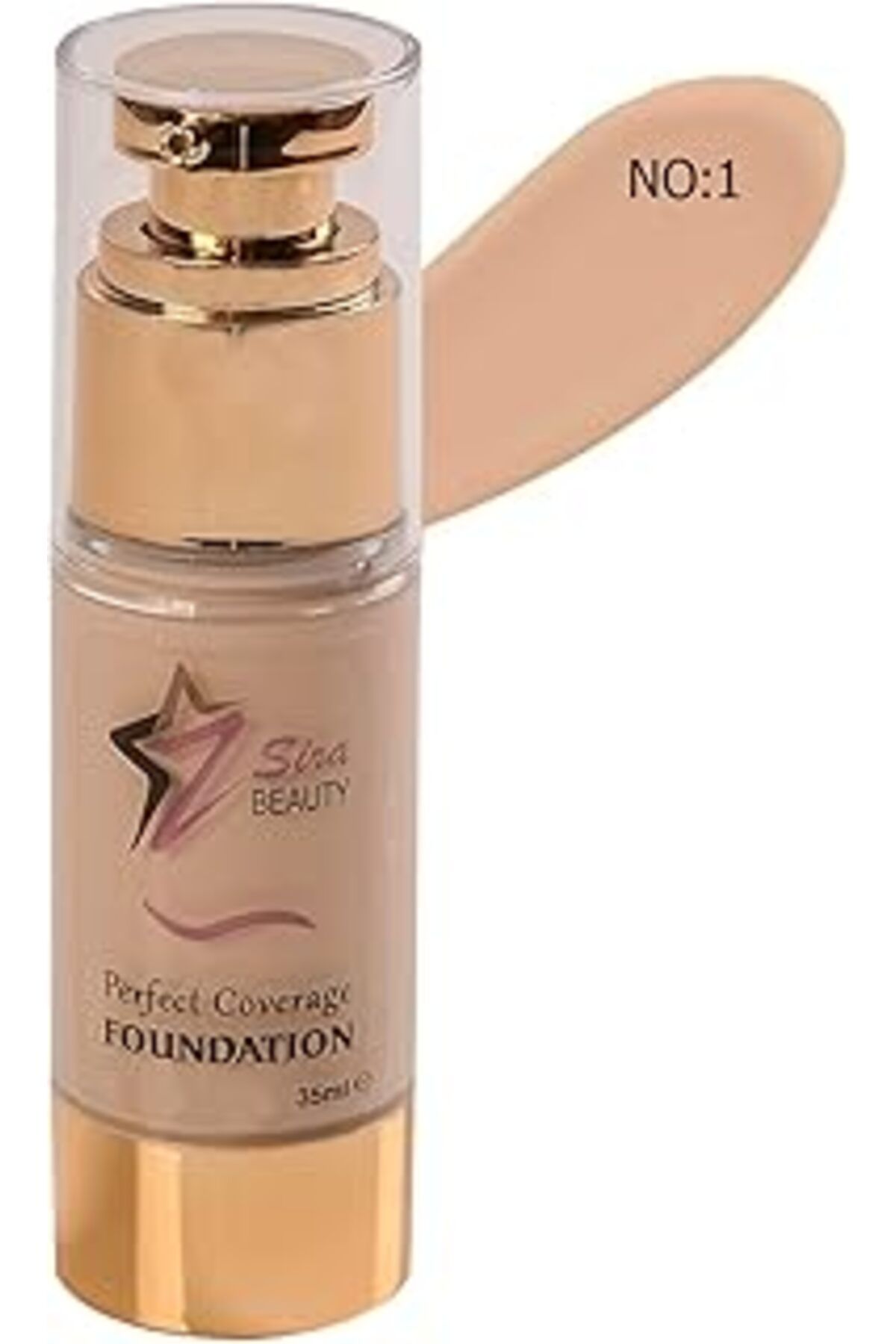 Genel Markalar Sira Beauty Perfect Coverage Foundatıon Dark