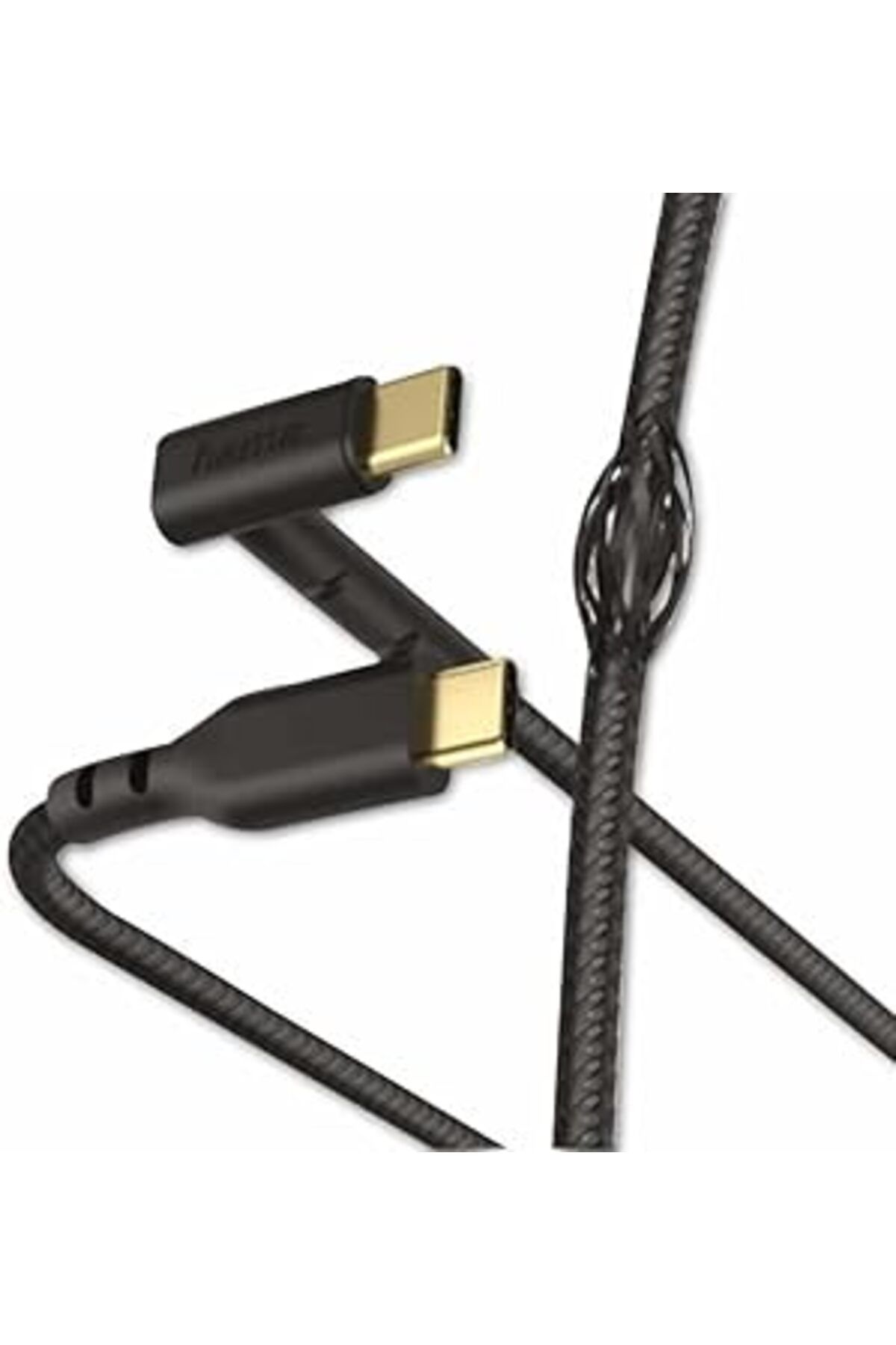 TBSProjects Hama Usb-C - Usb-C "Stand" Şarj Kablosu, 1.5 M, Siyah
