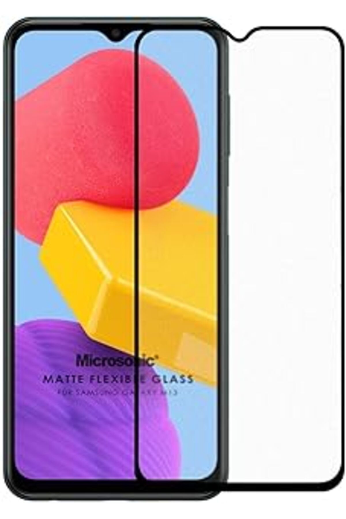 Karachil Microsonic Samsung Galaxy M13 Seramik Matte Flexible Ekran Koruyucu Siyah