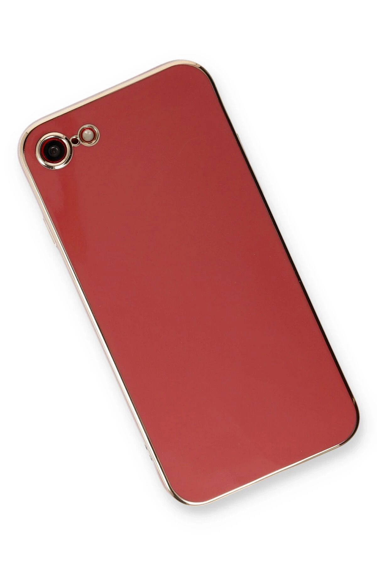 NewFace iPhone 7 Kılıf Volet Silikon - Kırmızı SVLRS