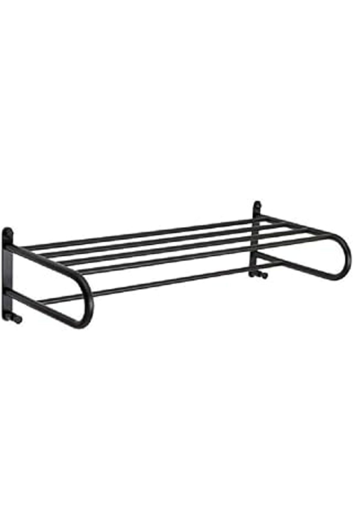 robotrend System Banyo Havlu Rafı Siyah Renk 259X165X590 Mm