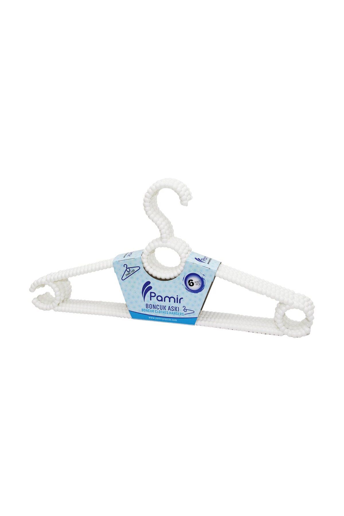 Shop58 6 PARÇA PLS.BONCUK ELBİSE ASKISI (4172)