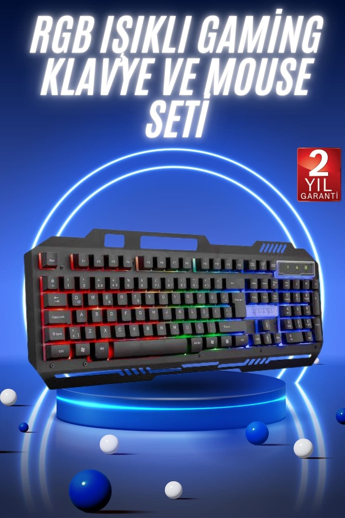 ASTRALTECH Gaming Oyuncu Klavyesi Led Aydınlatmalı Mekanik Hisli