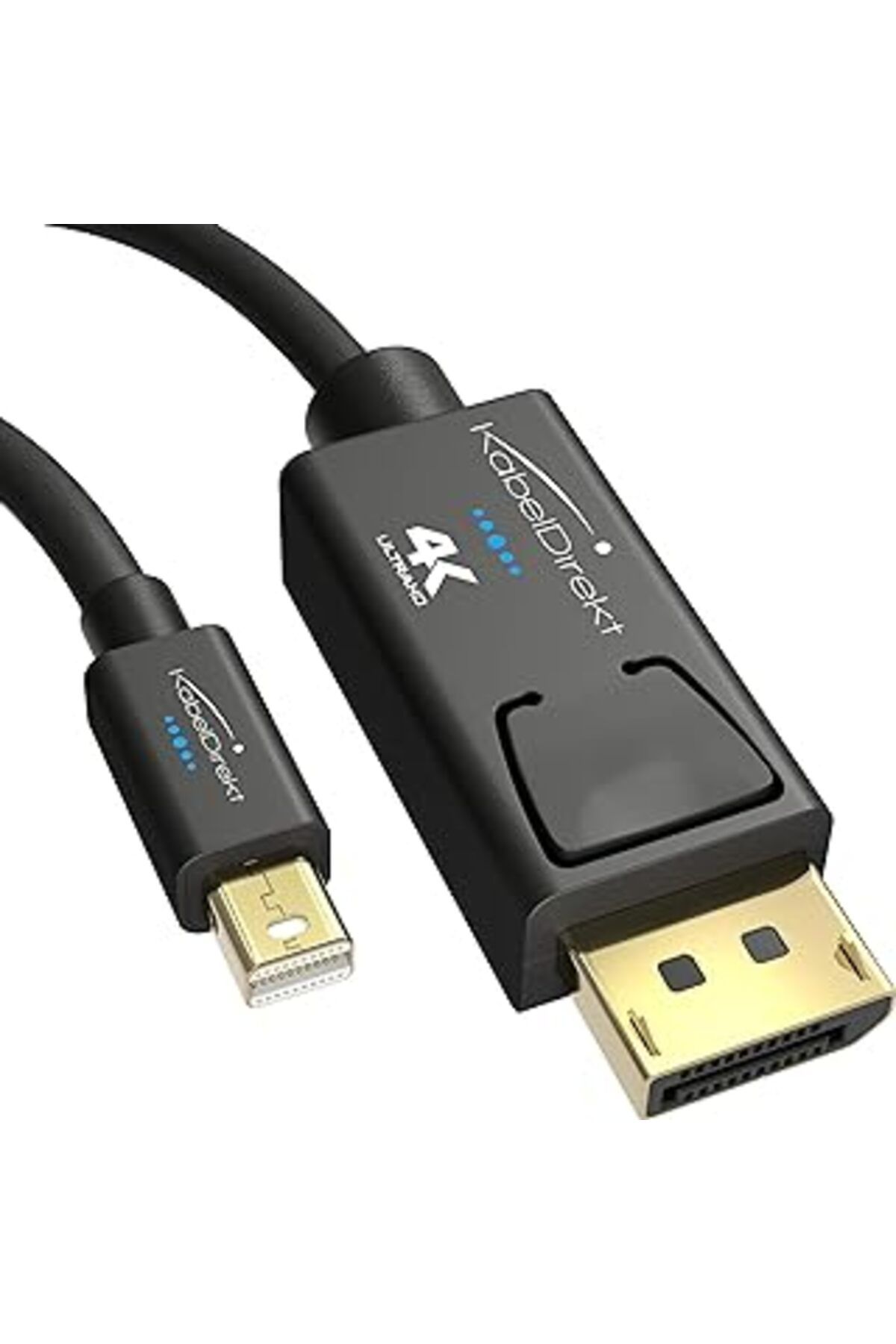 NETWORK ART Kabeldirekt – Mini Displayport/Mini-Dp (Thunderbolt)/Displayport Kablosu – 2M (4K/60Hz Ile Uhd Çözü