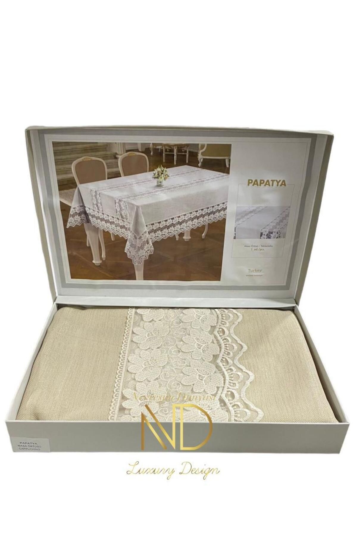 doremodam Masa Örtüsü Papatya Cappuccino - 436760-1453