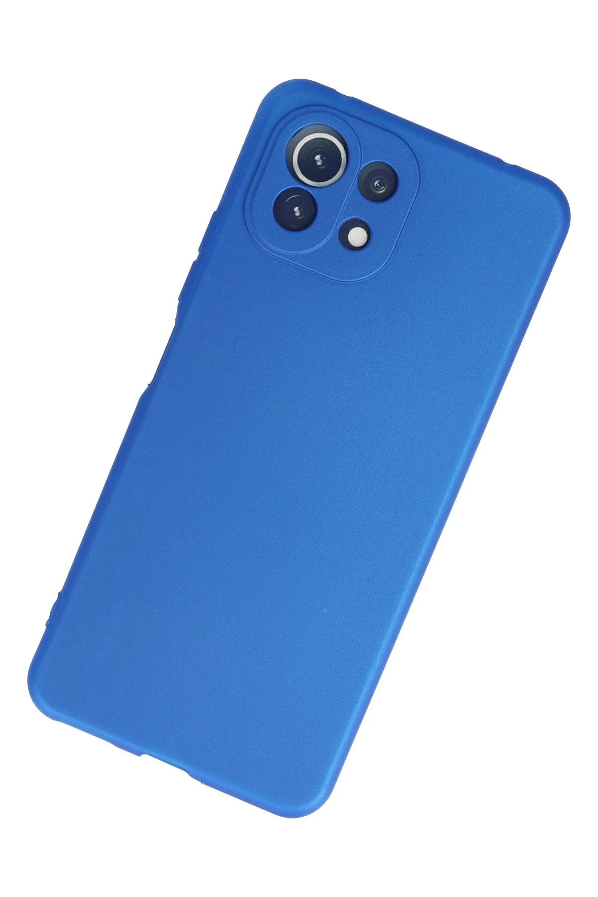 NewFace Xiaomi Mİ 11 Lite Kılıf First Silikon - Mavi SVLRS