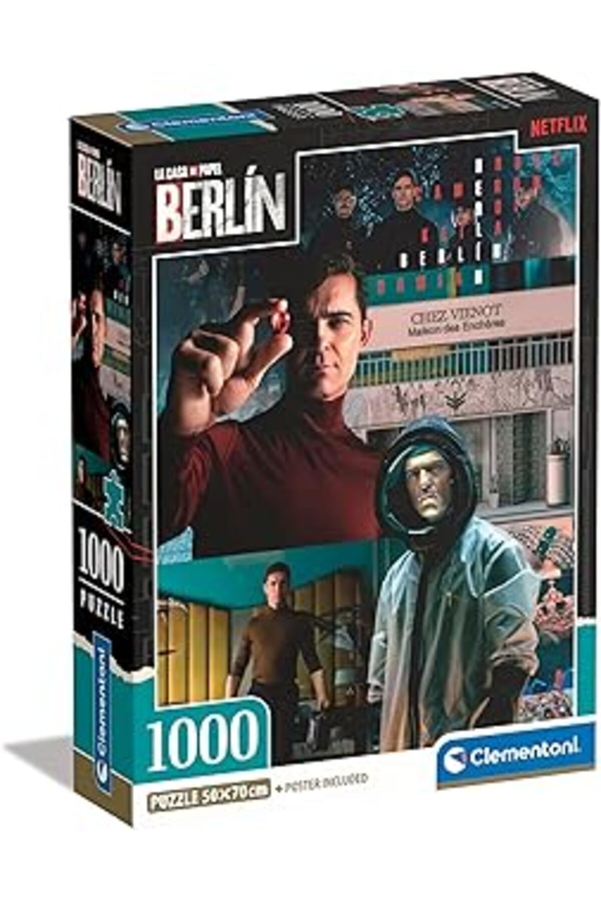 NZM TİCARET 1000 Parça La Casa De Papel Puzzle Berlin 3 (Compact Box)
