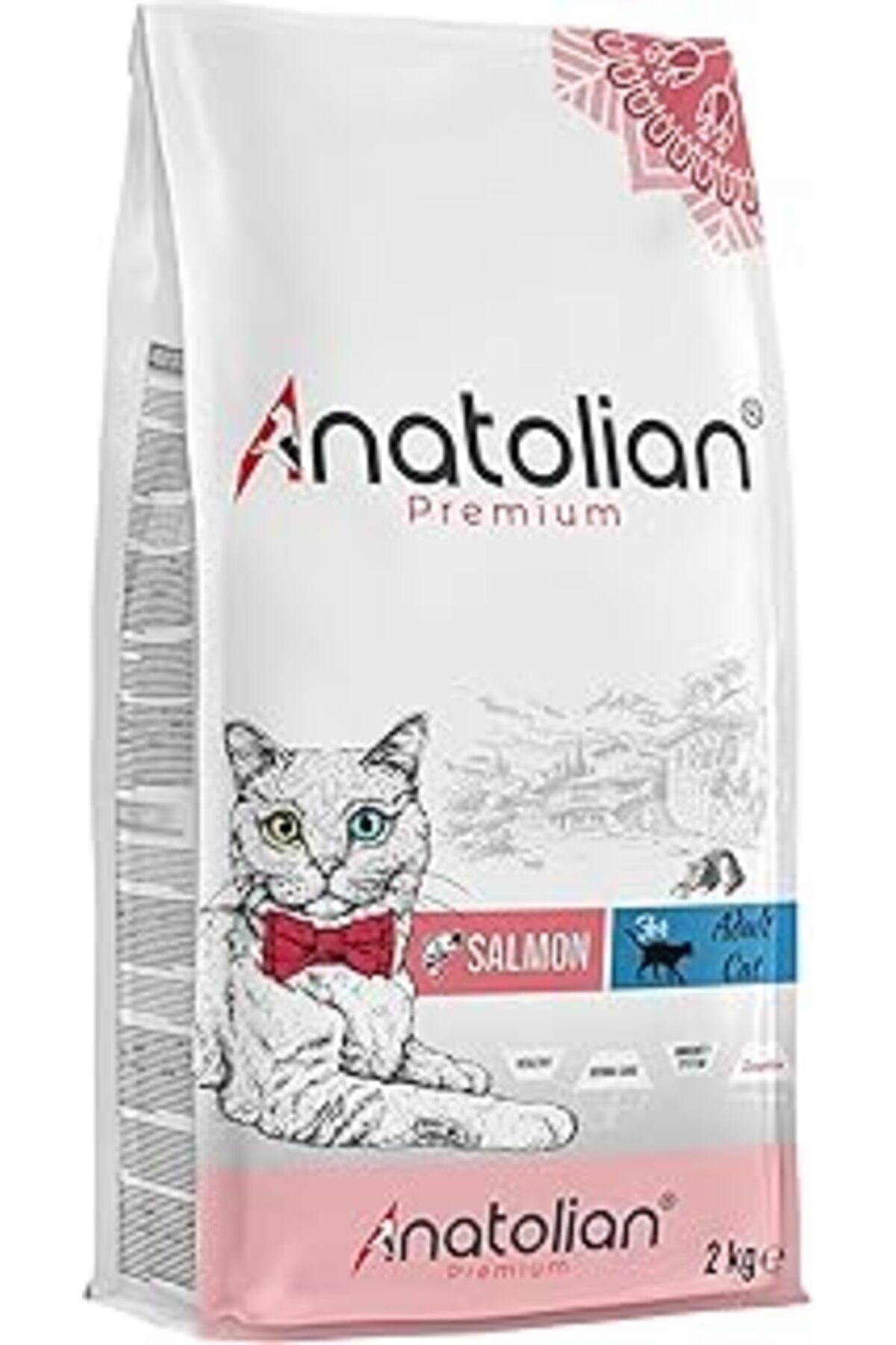 Pazarcan Anatolian Premium Adult Salmon Somonlu Yetişkin Kedi Maması 2 Kg