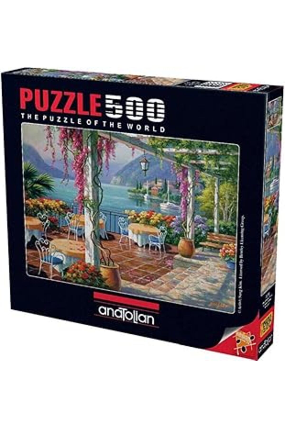 Mu Art Anatolian Puzzle - Mor Salkımlı Teras / 500 Parça, #3578