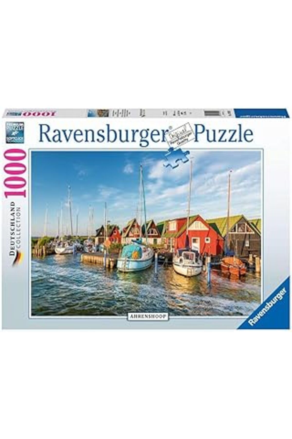 NETWORK ART Ravensburger 170920 1000 Parçalı Puzzle Romantik Liman, Renkli