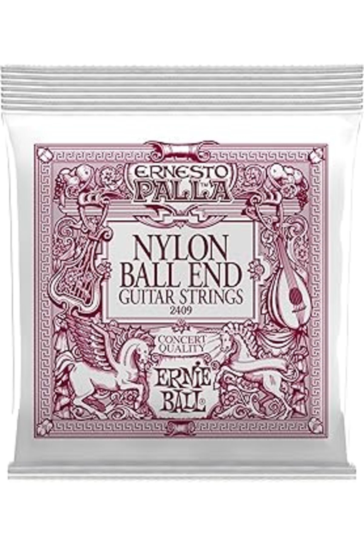 DENİZBİLİŞİM Ernie Ball Ernesto Palla Klasik Gitar Enstrüman Telleri Siyah & Altın Ball Uçlu Naylon