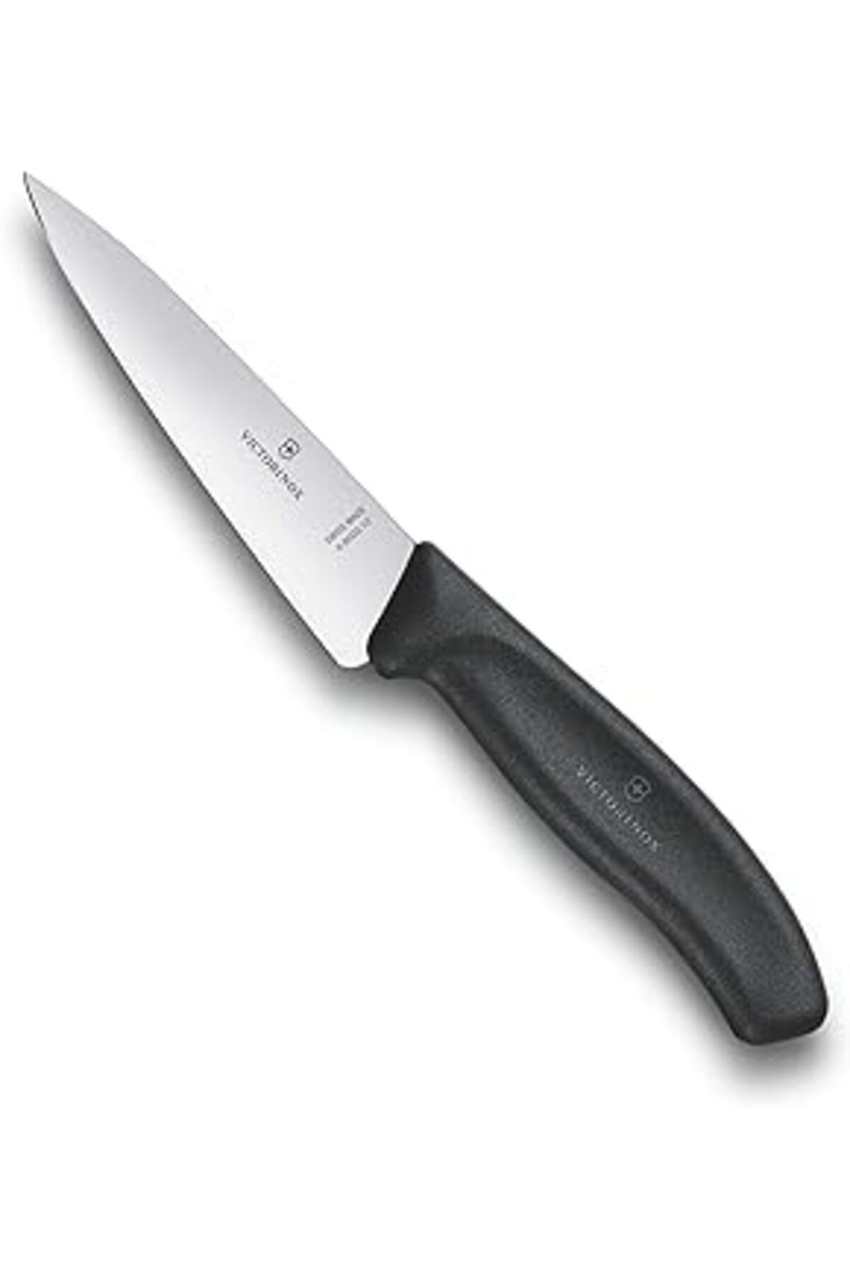 Mu Art Mutfak Bıçağı Swiss Classic Tranç Blister Uzunluk 12 Cm, 6.8003.12B Üstüne Siyah