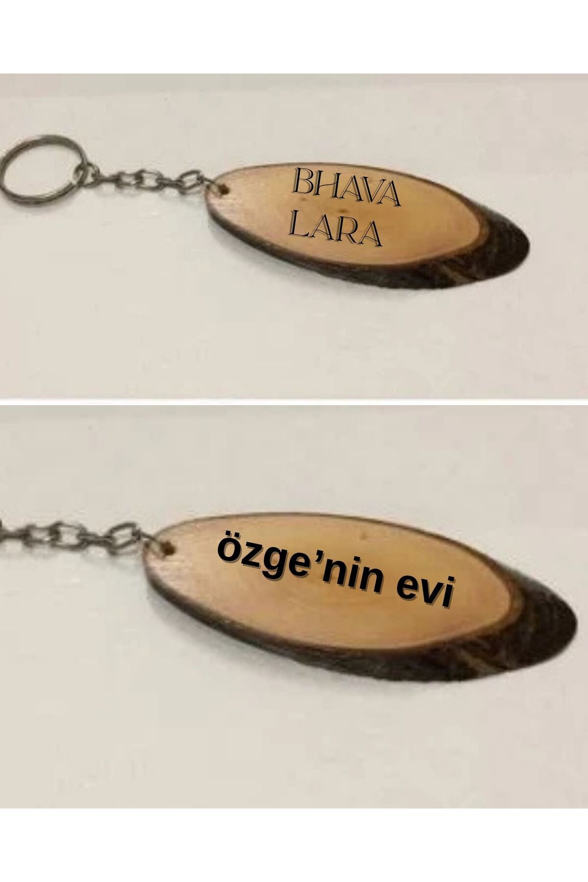 bhava lara ahşap anahtarlık , yazılı anahtarlık , istediğiniz yazı eklenir sipaniş notu olarak ekleyin!!!!