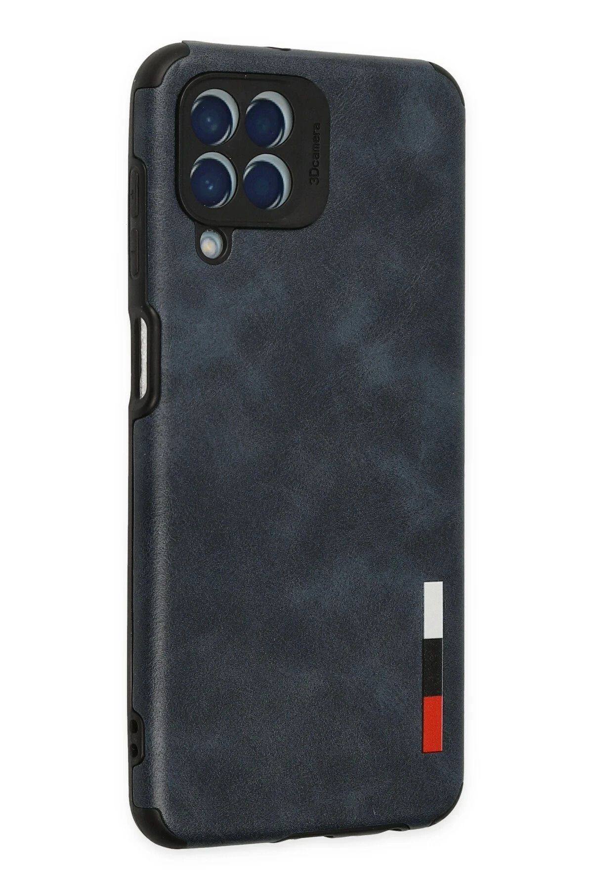 NewFace Samsung Galaxy M33 Kılıf Loop Deri Silikon - Lacivert GLSTD
