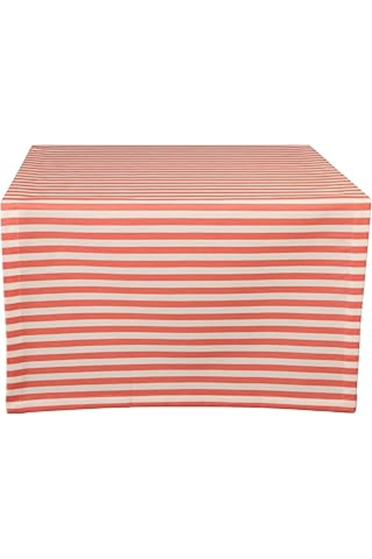 Karachil Porland Funky Mercan Çizgili Runner 50X150Cm