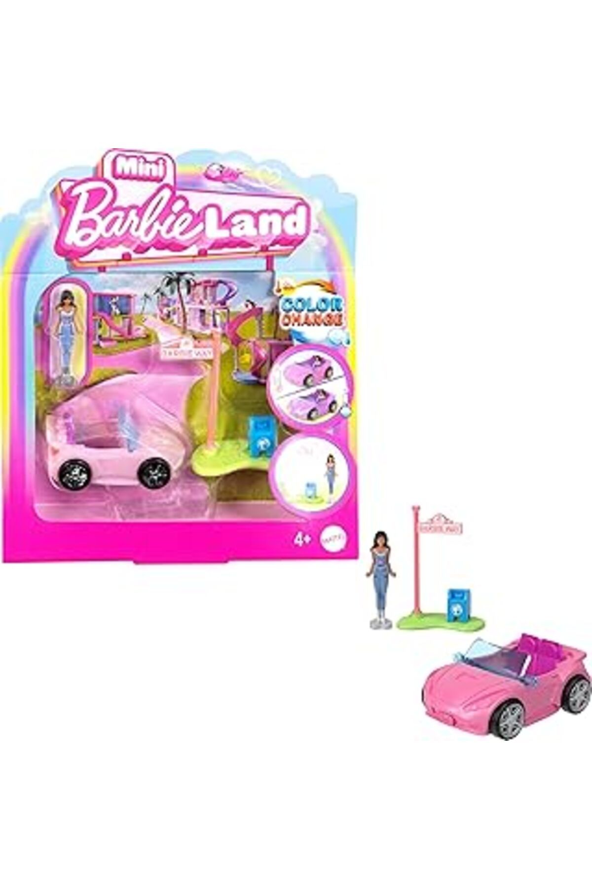 NZM TİCARET Barbie, Mini Barbieland Convertible, Hyf42, Çok Renkli