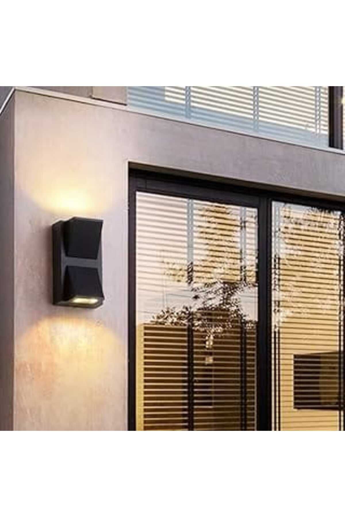 Pazarcan Sekatech Rodos 7 Watt Modern Duvar Led Aplik 3200K Gün Işığı Çift Yönlü İç Ve Dış Mekan Aplik Ip44