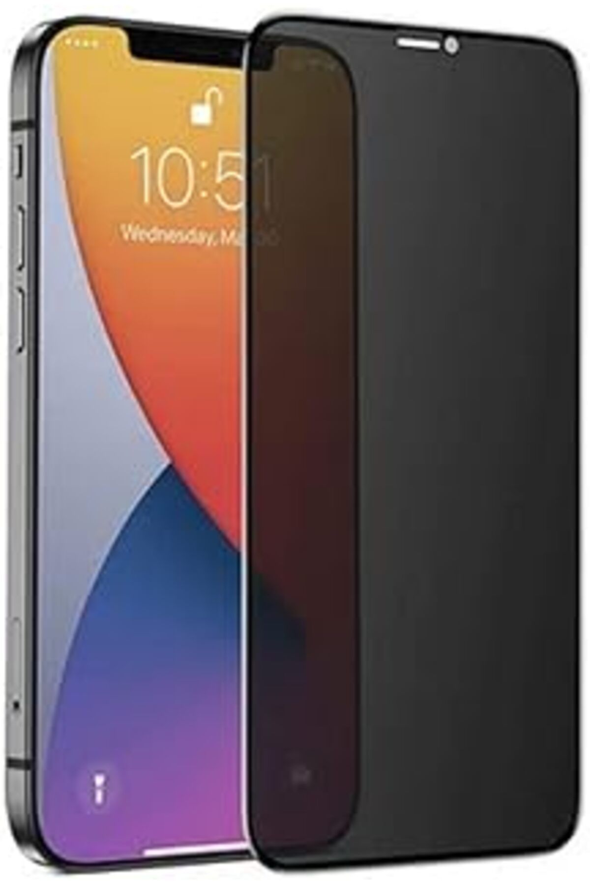 Pazarcan Mr.Casse İphone 12 İle Uyumlu Hayalet Kırılmaz Cam
