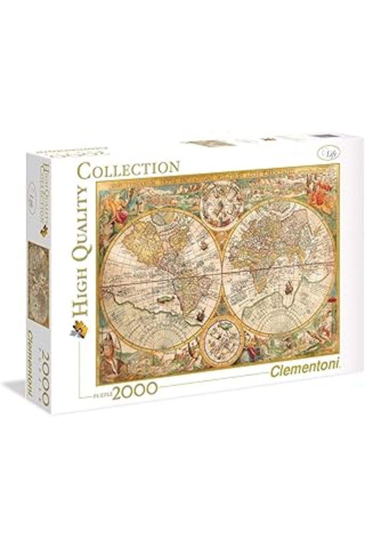 NZM TİCARET - 2000 Parça Hq Collection Yetişkin Puzzle - Ancient Map