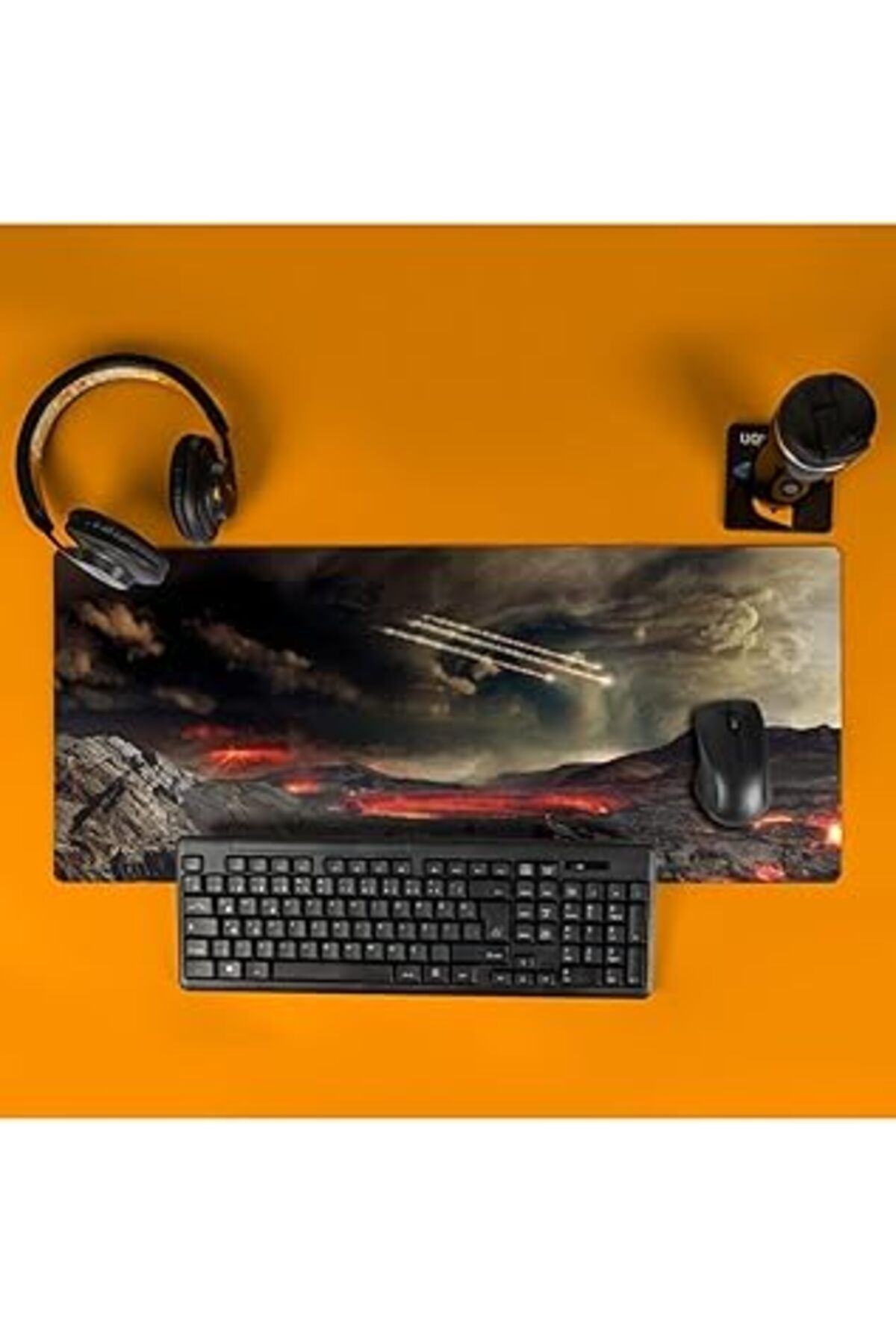 Mu Art Ahşap Hediyesepeti Fantastik Görsel Baskılı 70X30 Büyük Boy Mousepad - Mouse Pad - Fare Altlığı