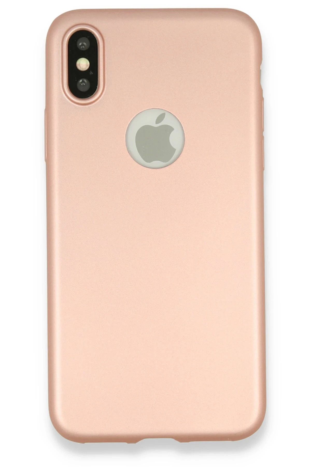 NewFace iPhone X Kılıf First Silikon - Rose Gold WLZOR