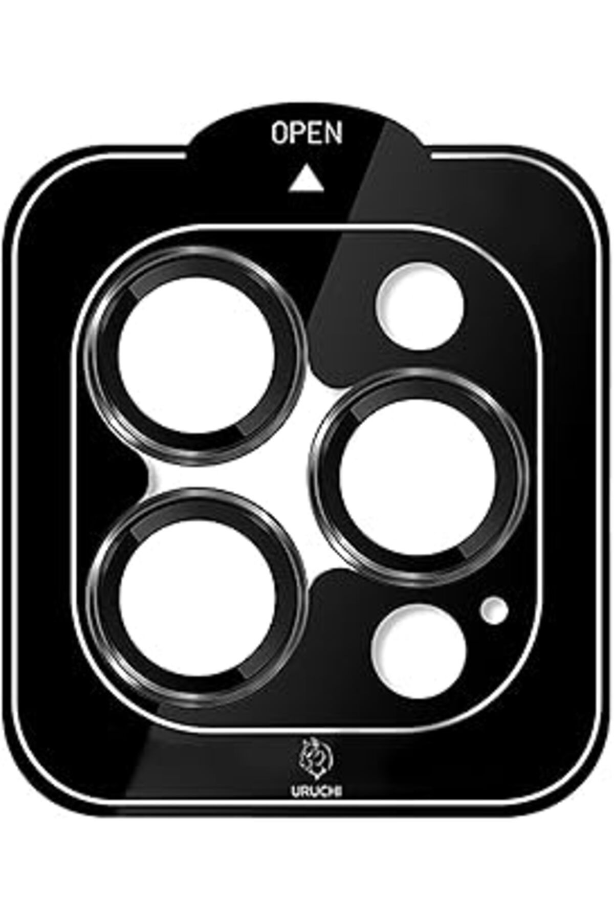 Karachil Uruchi Iphone 15 Pro / 16 Pro/Kamera Lens Koruyucu, Safir, Kolay Kurulum, Alüminyum Alaşım Çerçevel