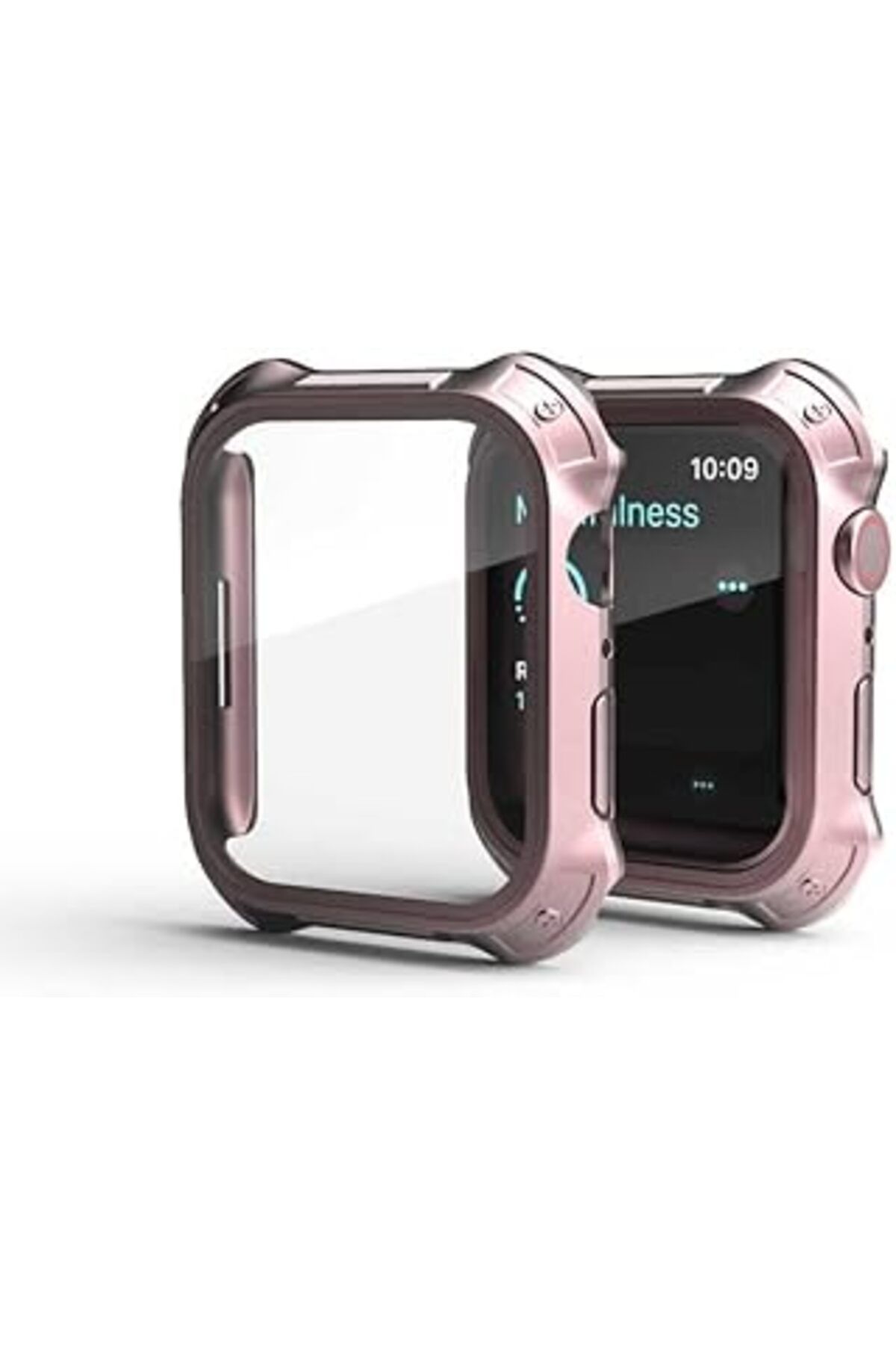 NZM TİCARET Watch 7 Ile Uyumlu 41Mm Tank Zırh Kasa Ve Ekran Koruyucu Watch 7 Ile Uyumlu Köşelerdeki Airbag Diza