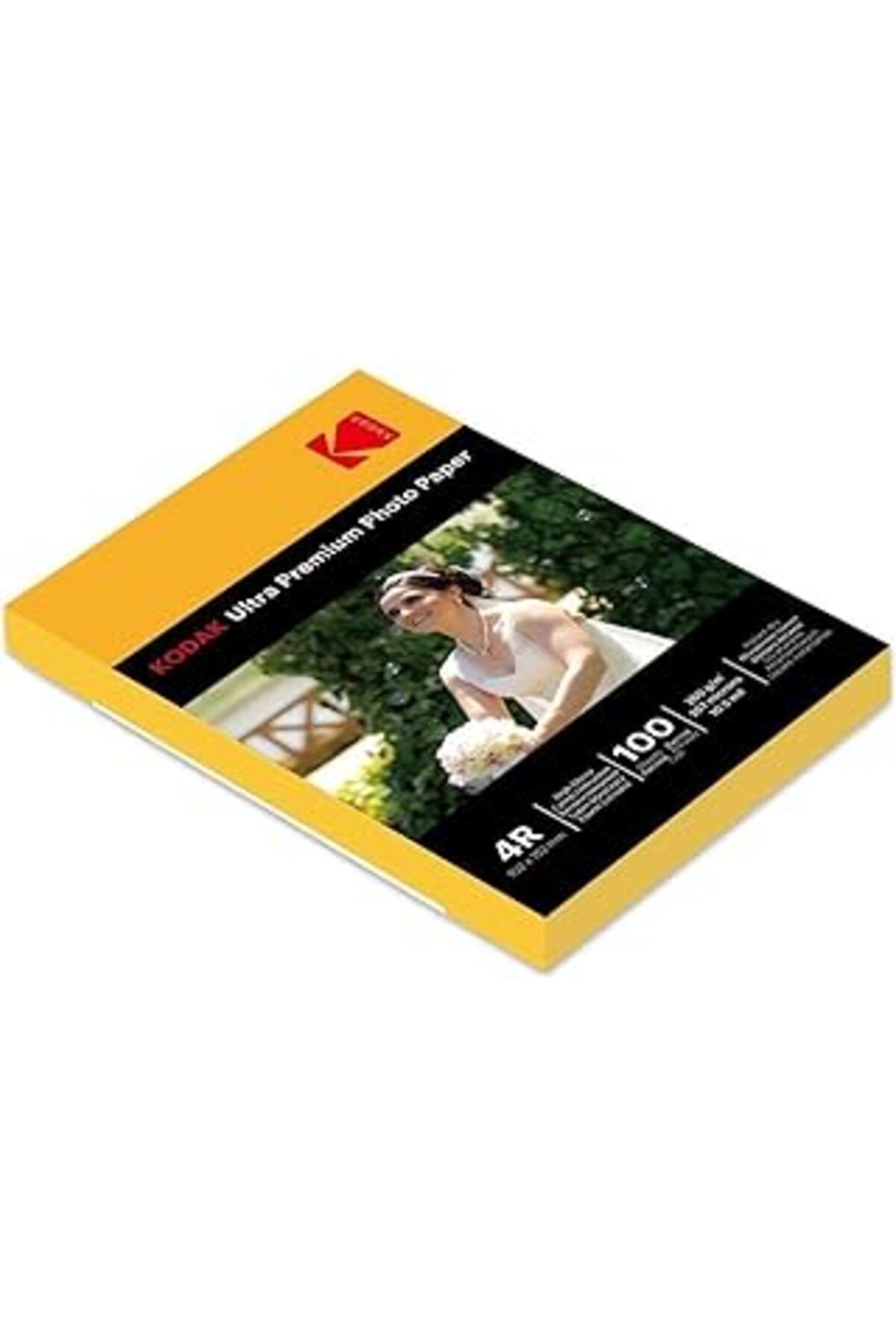 Mu Art Ahşap Kodak Rgp4Rrc-260-10X15 Inkjet Fotoğraf Kağıdı, 100 Adet, Mürekkepli Yazıcı Uyumlu