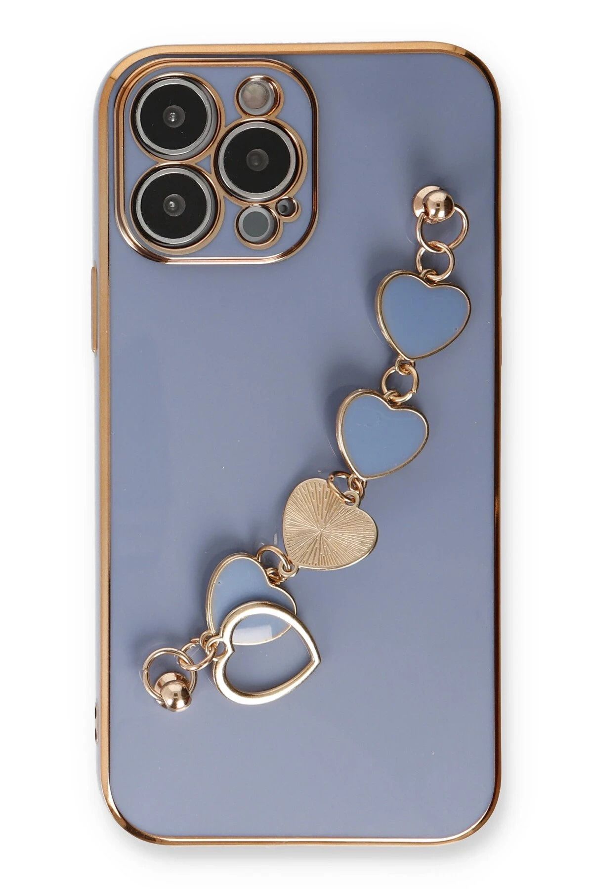 NewFace iPhone 13 Pro Kılıf Esila Silikon - Gri SVLRS