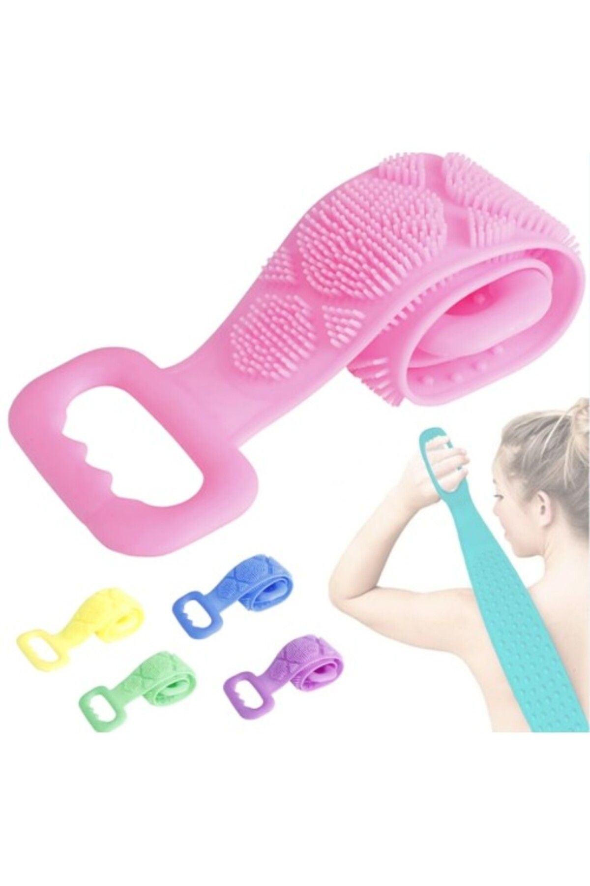 Shop58 Banyo Sırt Kesesi Çift Taraflı 70 cm