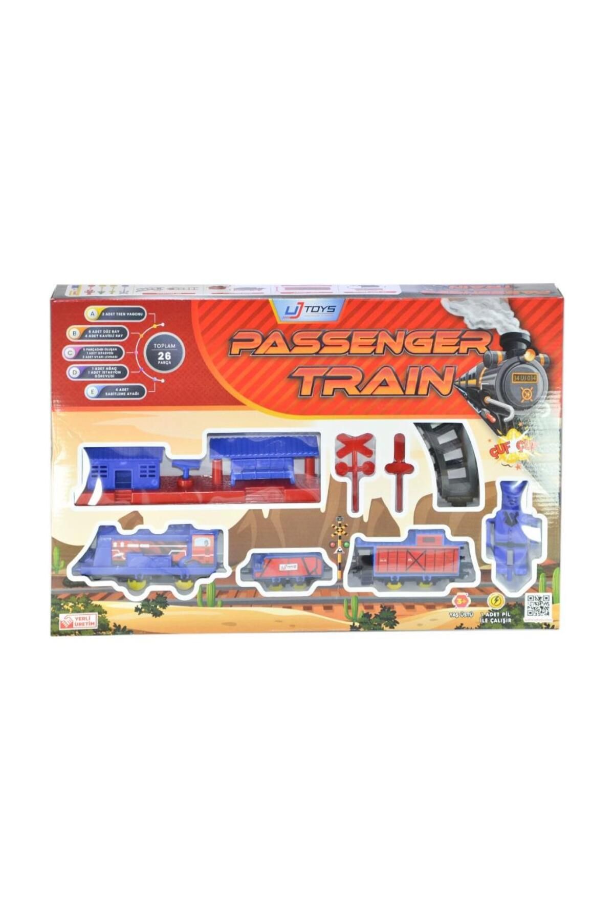 Shop58 020002 İstasyonlu Tren Kırmızı -UJtoys