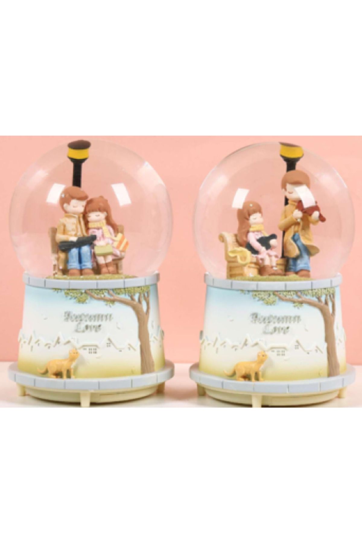 Shop58 SONBAHAR SEVGILI KAR KÜRESI ORTA BOY